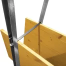 Falzsalu acéllemez távtartó 20 cm